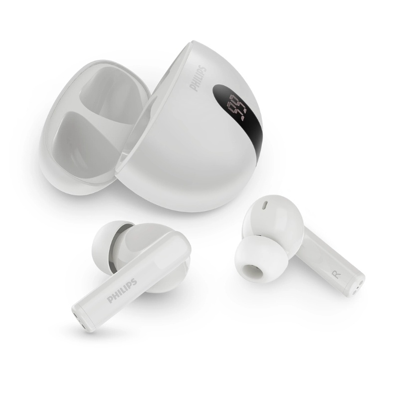 Philips TAT3559WT-97 True Wireless Earbuds | ANC Pro - White