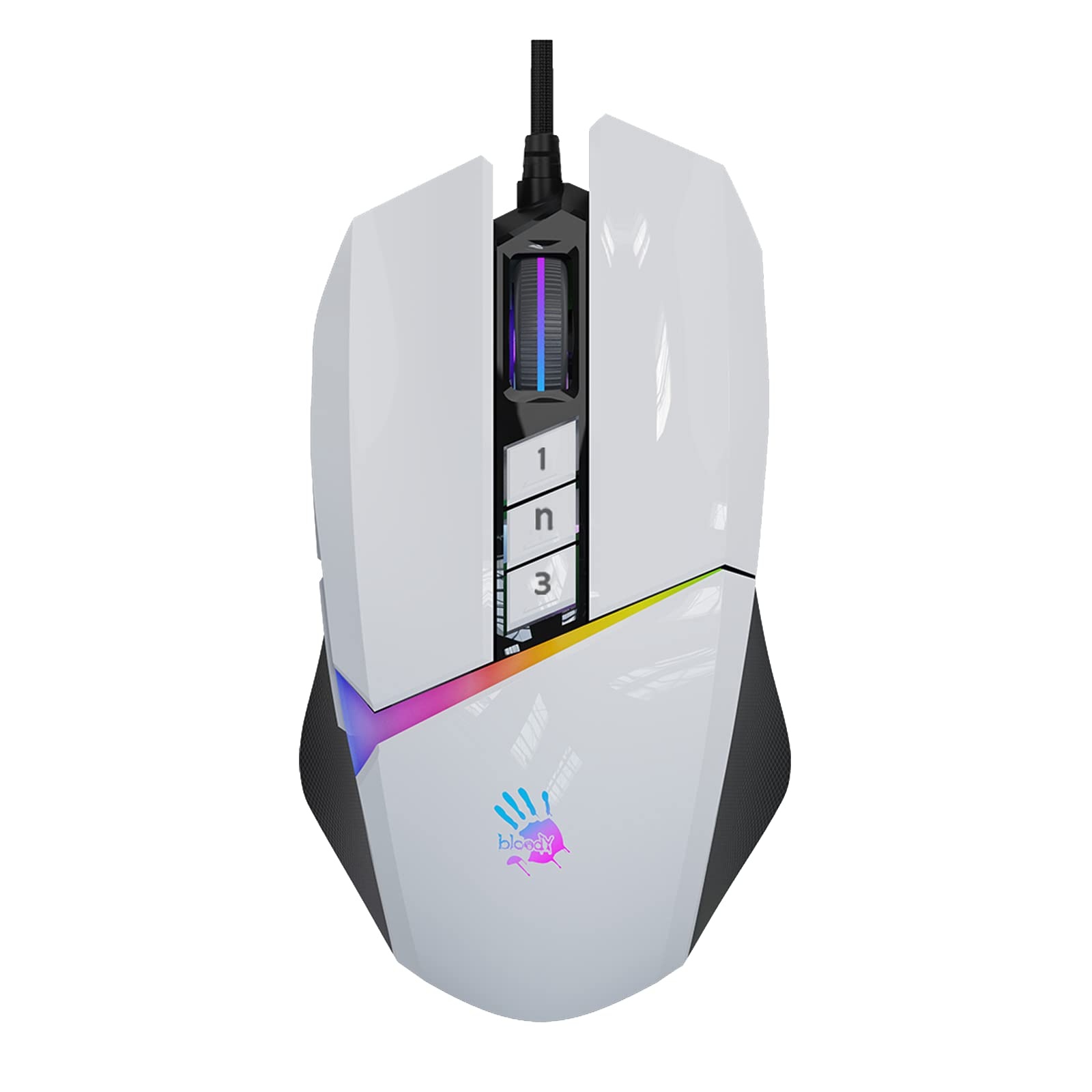 Bloody Mouse W60 Max Panda White 