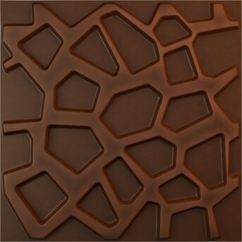 3D Wall Panels Black Wood D067