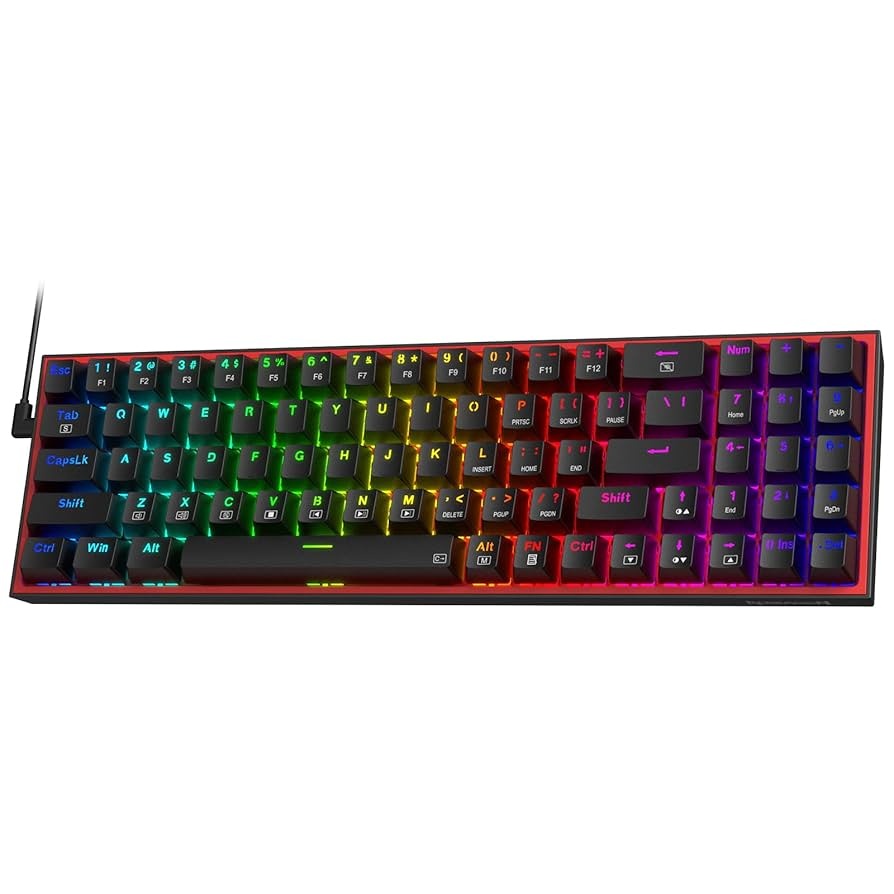 Redragon K628 Pollux 75% Wired RGB Gaming Keyboard