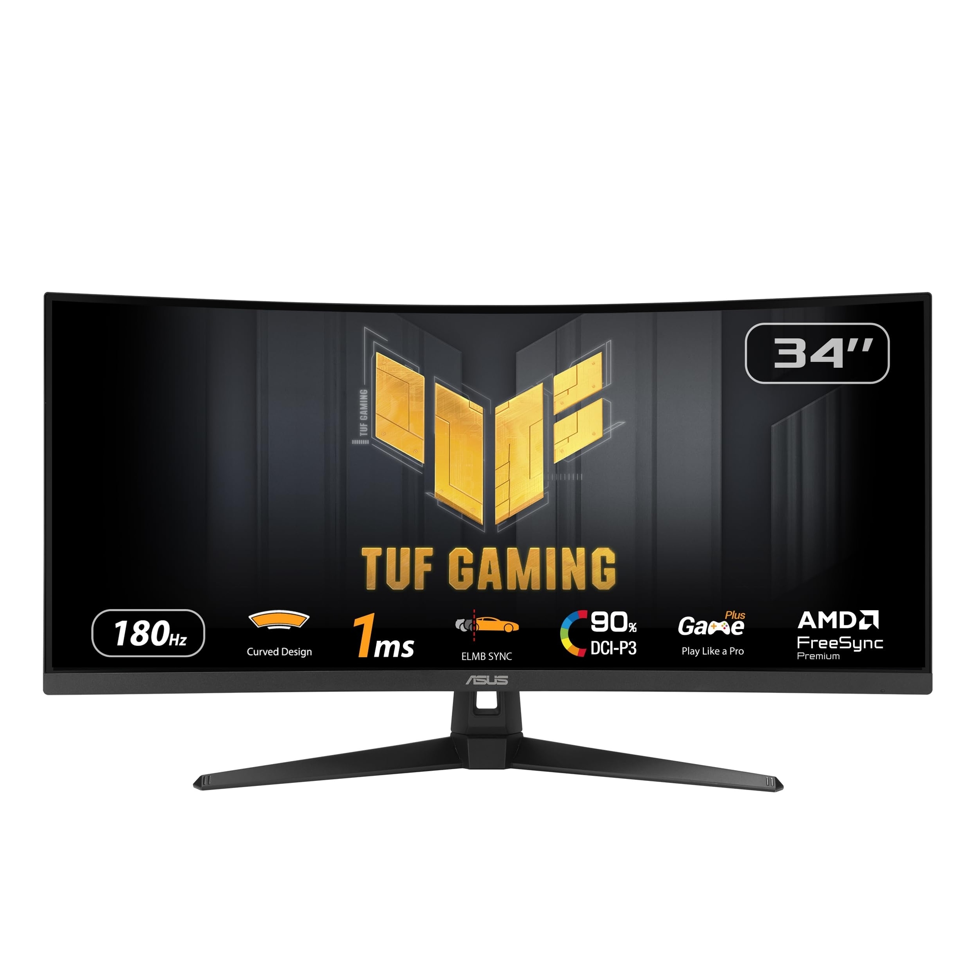 مۆنیتەری یاری چەماوەی ASUS TUF Gaming VG34VQL3A 34 ئینچ QHD 1ms