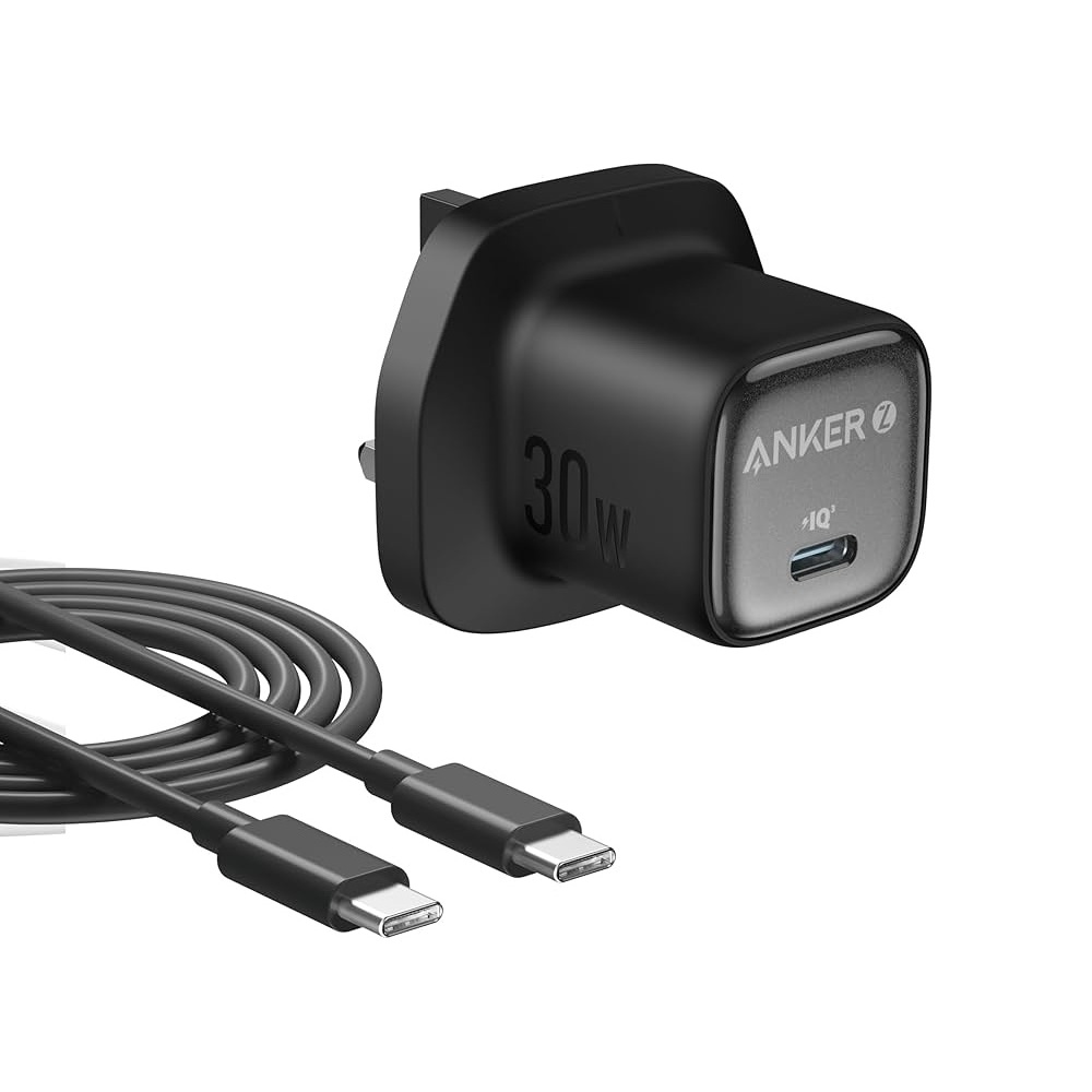 30W USB C Plug, Anker Zolo Compact GaN USB C Charger, Enhanced Temperature Control