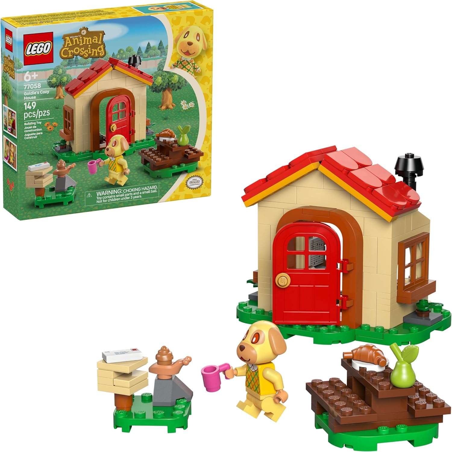 77058 Animal Crossing Goldie's Cozy House LEGO®
