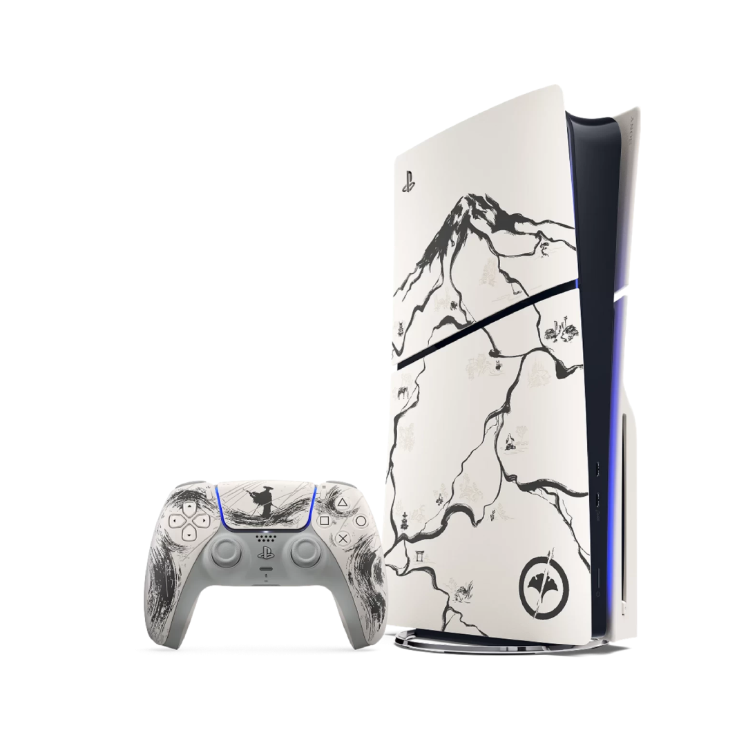 PlayStation 5 Console – American Region | 8K Slim | Ghost of Yotei Edition | Black | 1TB