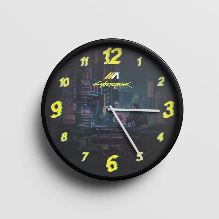 Gaming Wall Clock Cyberpunk 2077