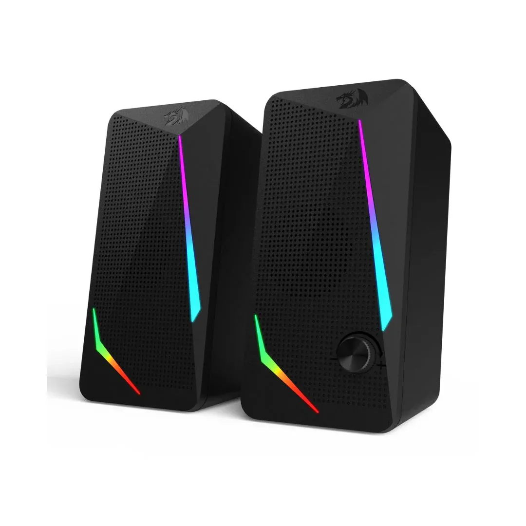Redragon GS510 Waltz RGB Desktop Speakers – Wired, RGB Lighting