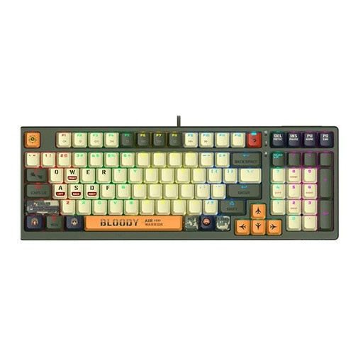 کیبۆردێکی میکانیکی خوێناوی S98 Aviator RGB