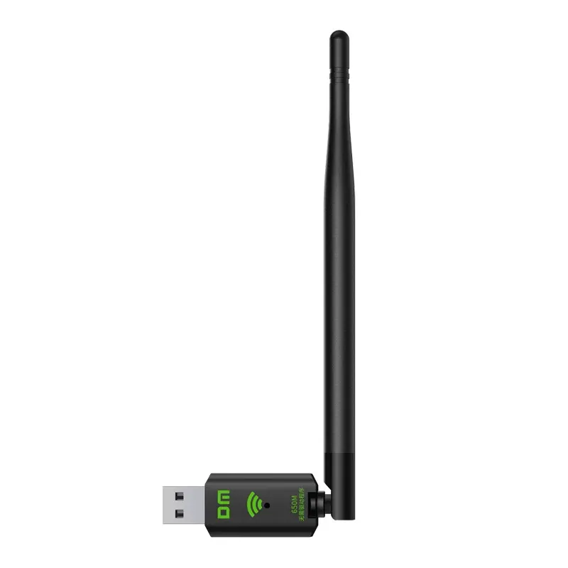 چاڵاکەری Wi‑Fi USB AD083‑650M بەرزبوونەوەی 650 Mbps – دونگلی تۆڕی بێ‌سیم دوو بانگە