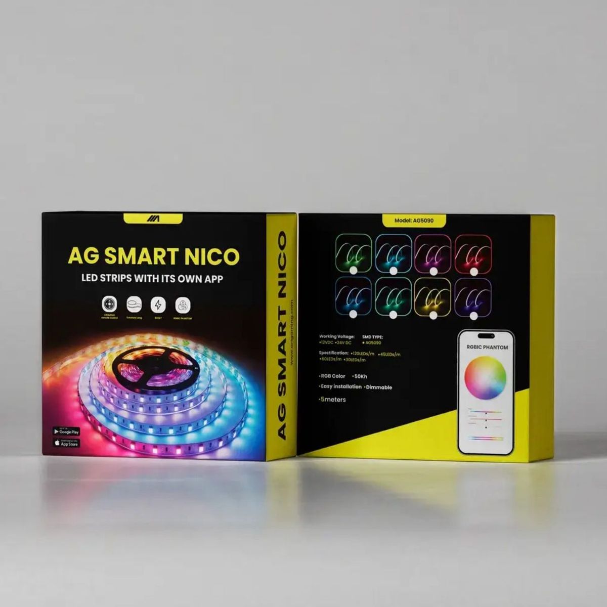 AG Smart Nico RGB LED Strip Light - 5 Meters