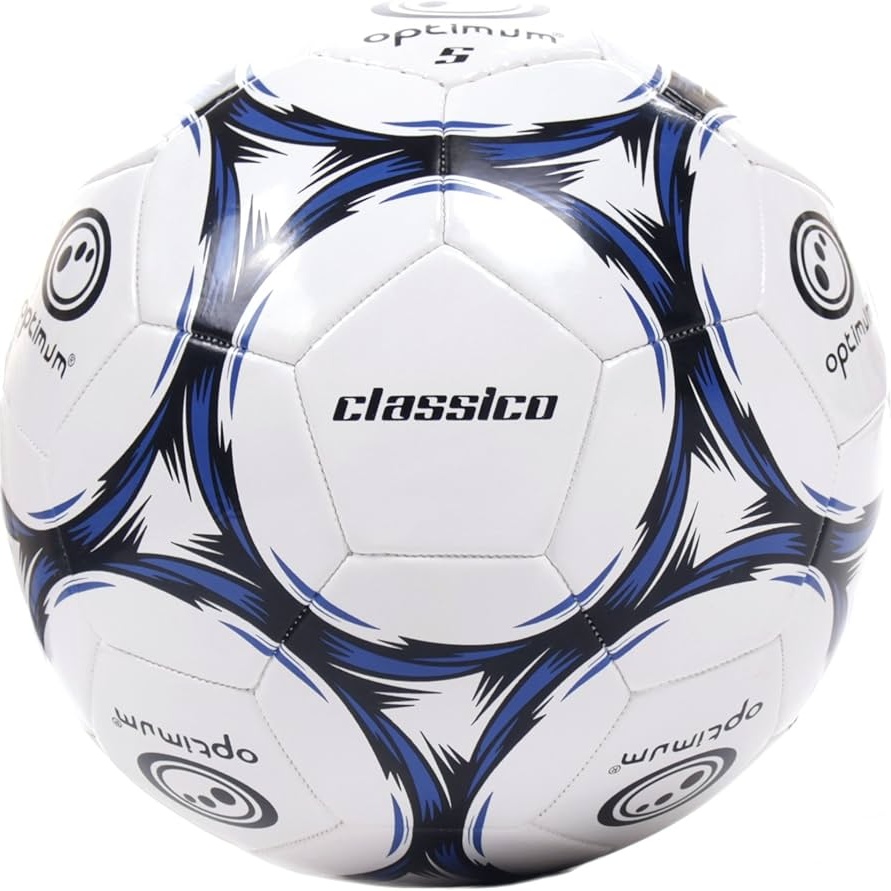 Ball Football Official Soft Touch White & Blue