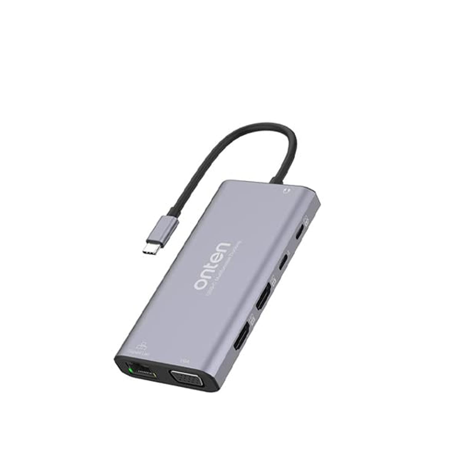 ONTEN UC601 USB-C 12-in-1 Hub & Docking Station – Multiport