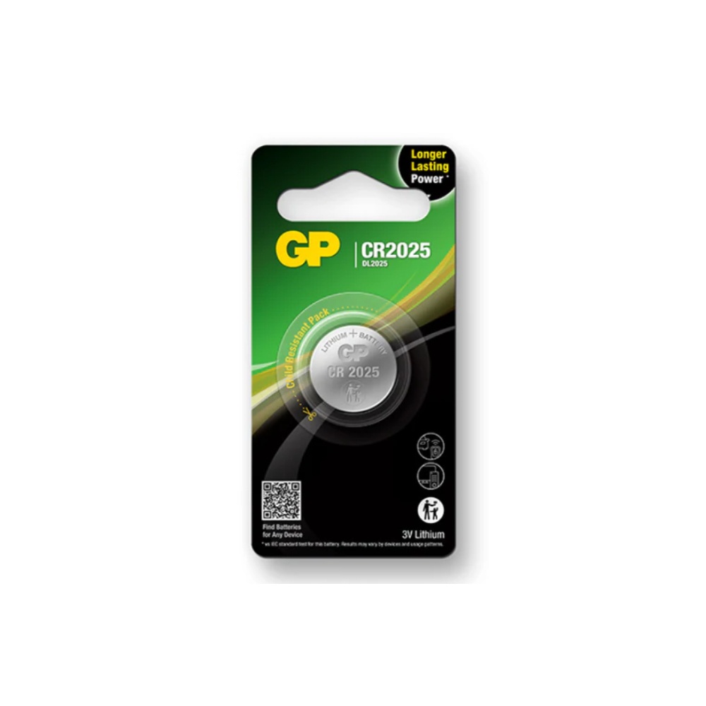 بطارية GP68 Lithium Coin CR2025 3V