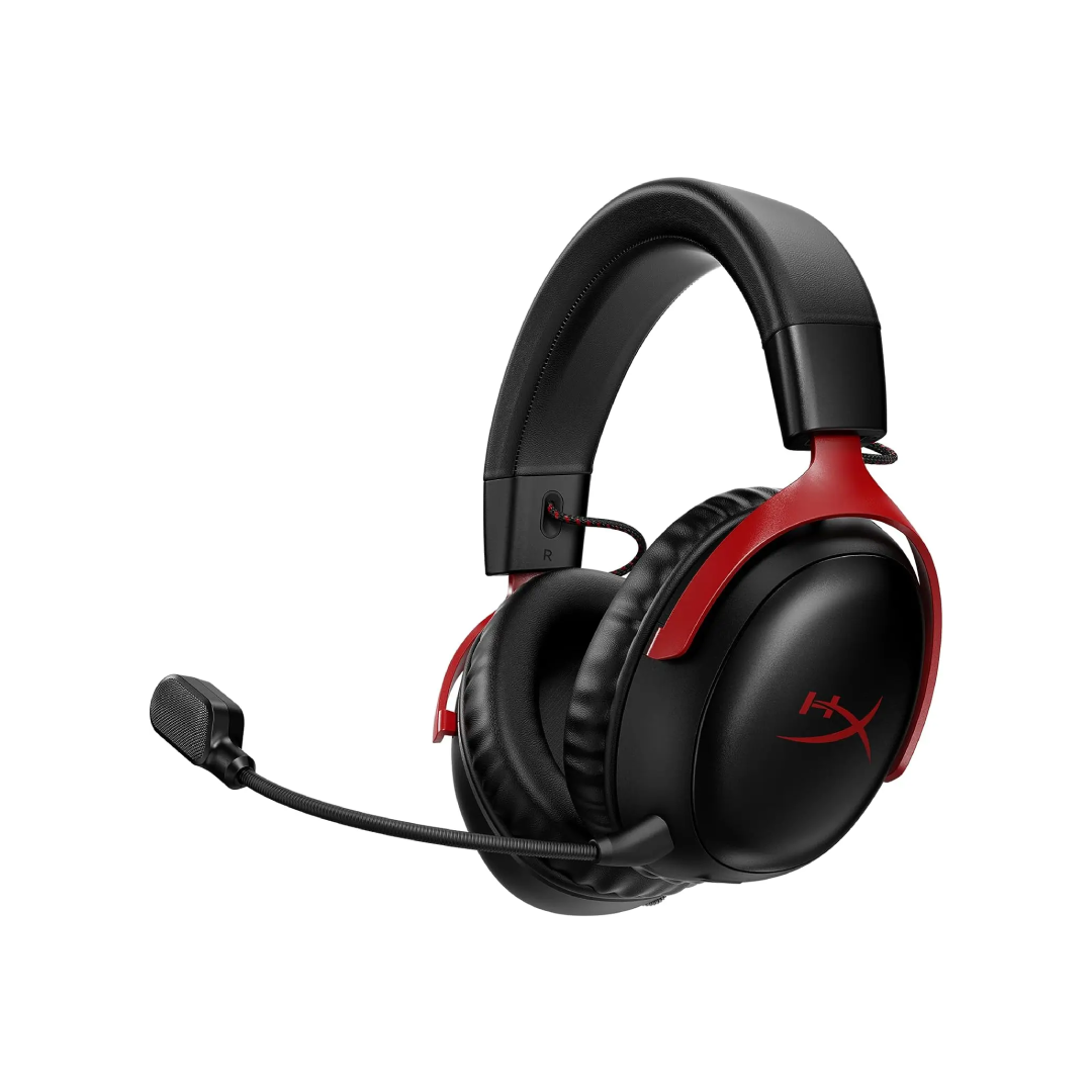 HyperX Cloud III Wireless Headphones – Black & Red (Open Box)