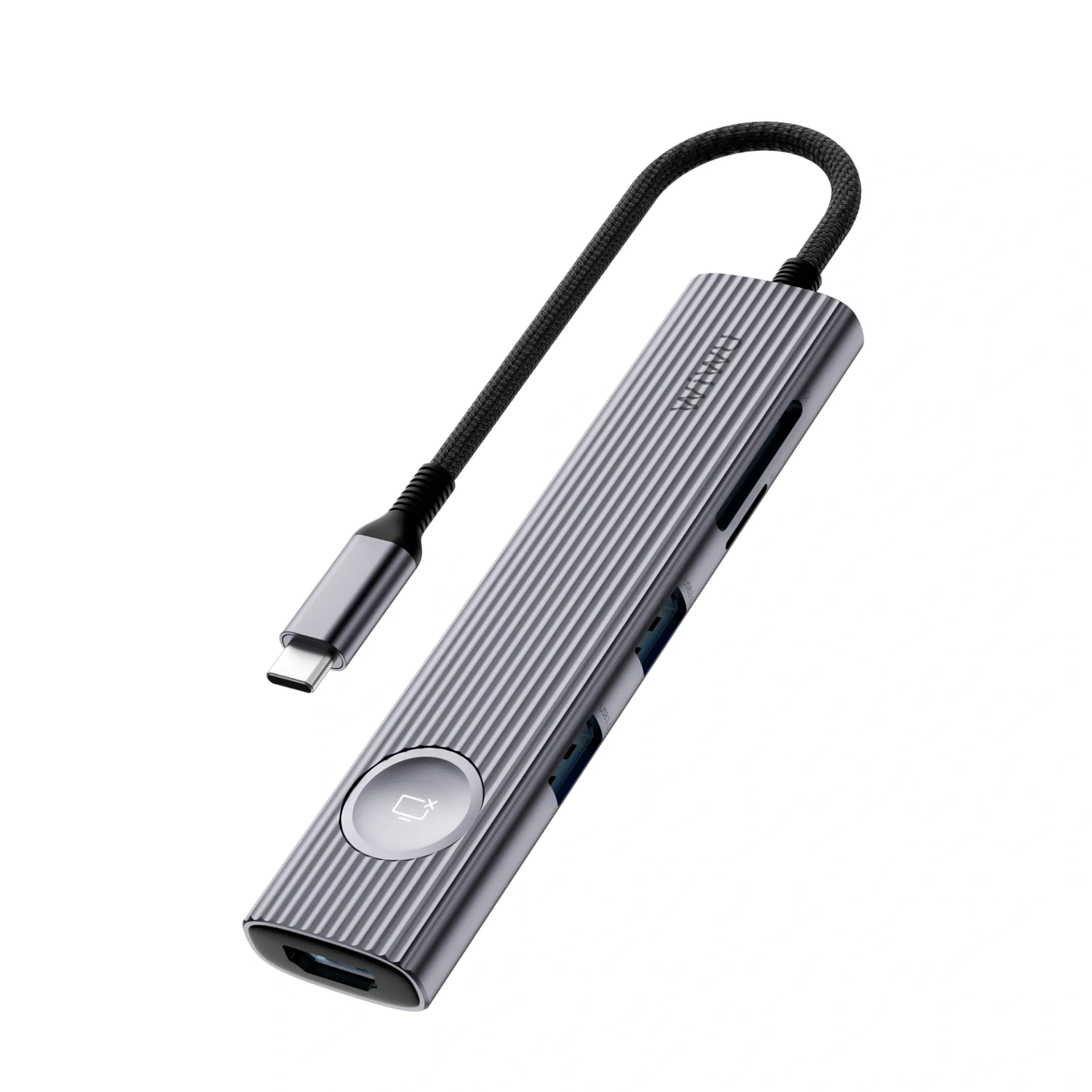 ستەیشنەری ئەداپتەریWIWU Travel 8-لە-1 USB-C WI-HB001