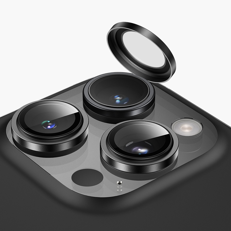 Keephone Camera Glass For iPhone 16 Pro / iPhone 16 Pro Max 7130-J Black