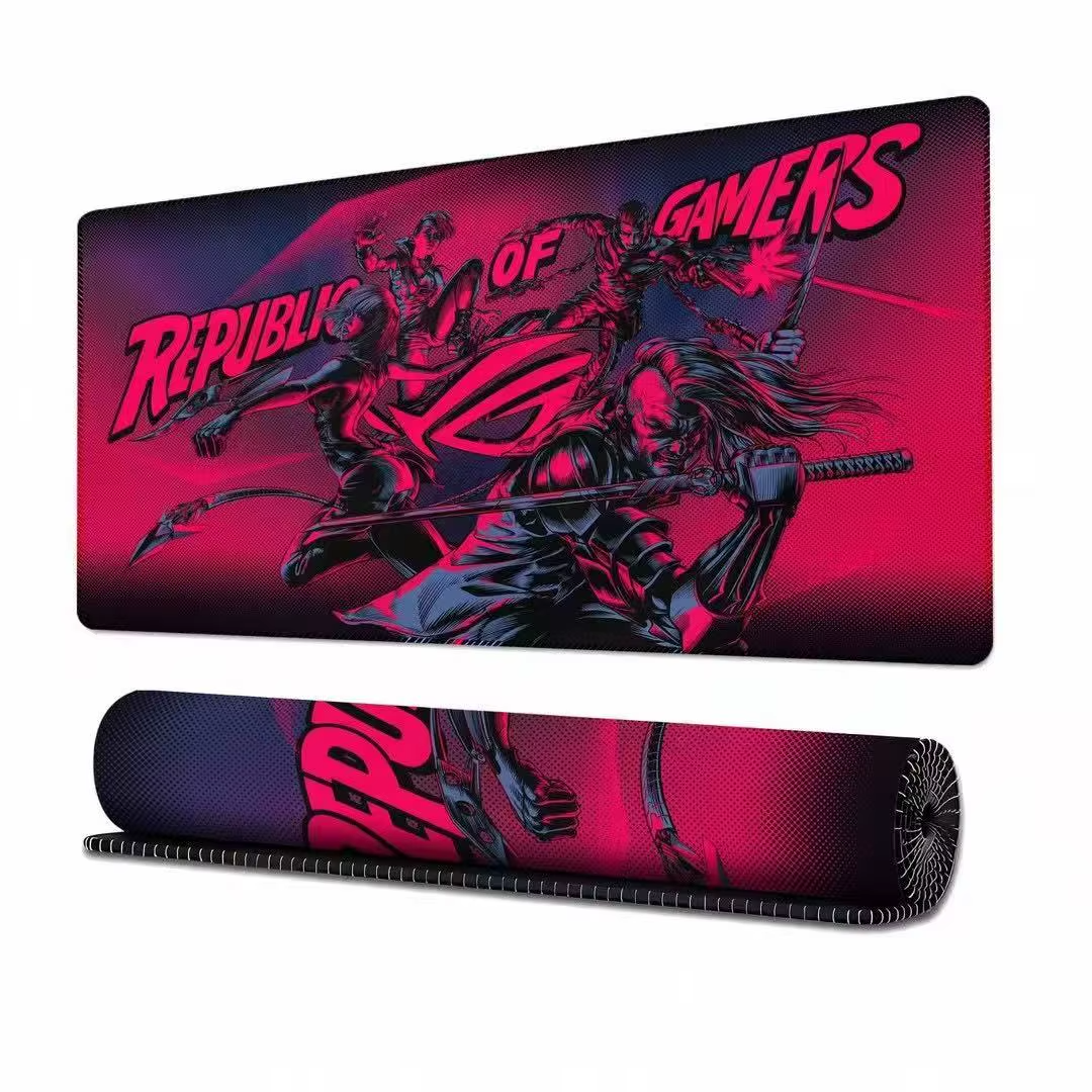 1eSport Gaming Mousepad 40×90cm – Republic of Gamers Red Purple Edition