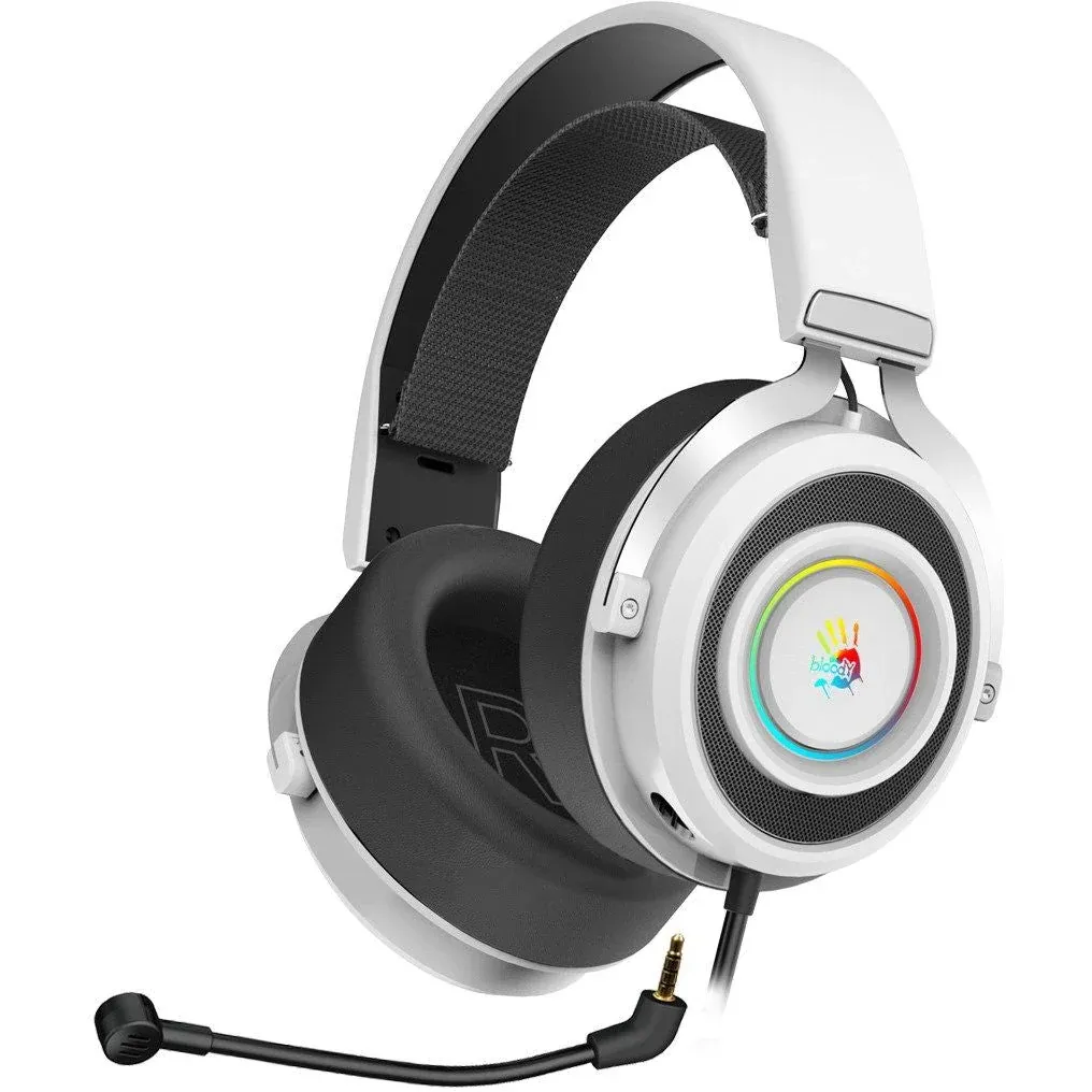 Bloody G535 Wired Gaming Headset – White