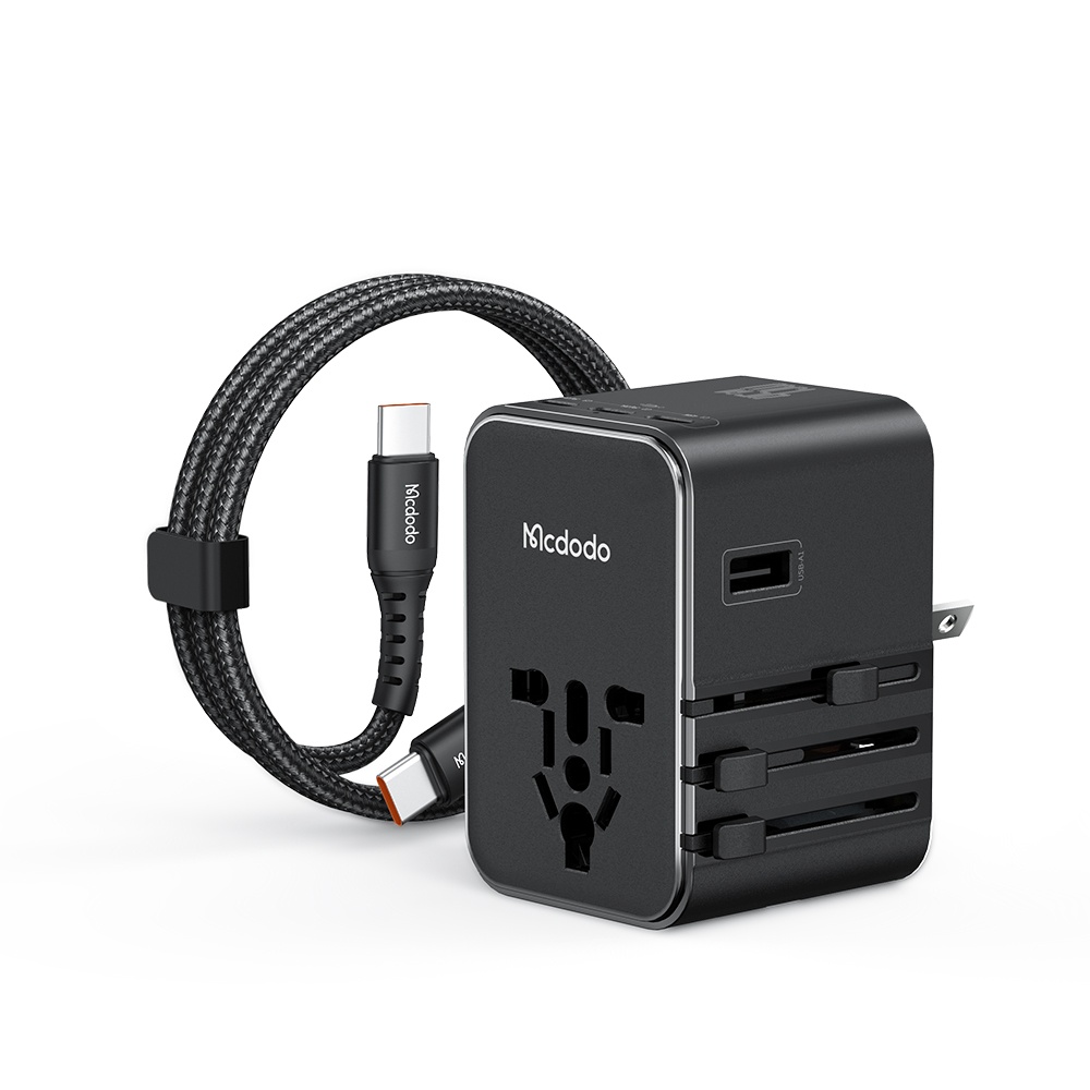McDodo CP3270 45W Universal Travel Adapter Bundle (Black)