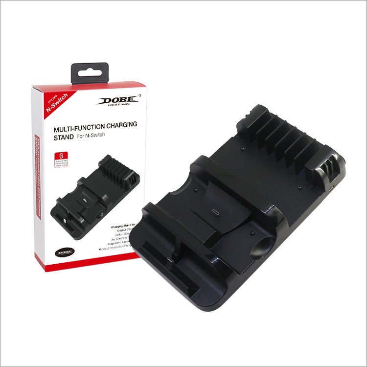 ستاندی شەحنکردنەوەی کۆنترۆڵەری نینتێندۆ سویتچ DOBE TNS-895 - ڕەنگی ڕەش