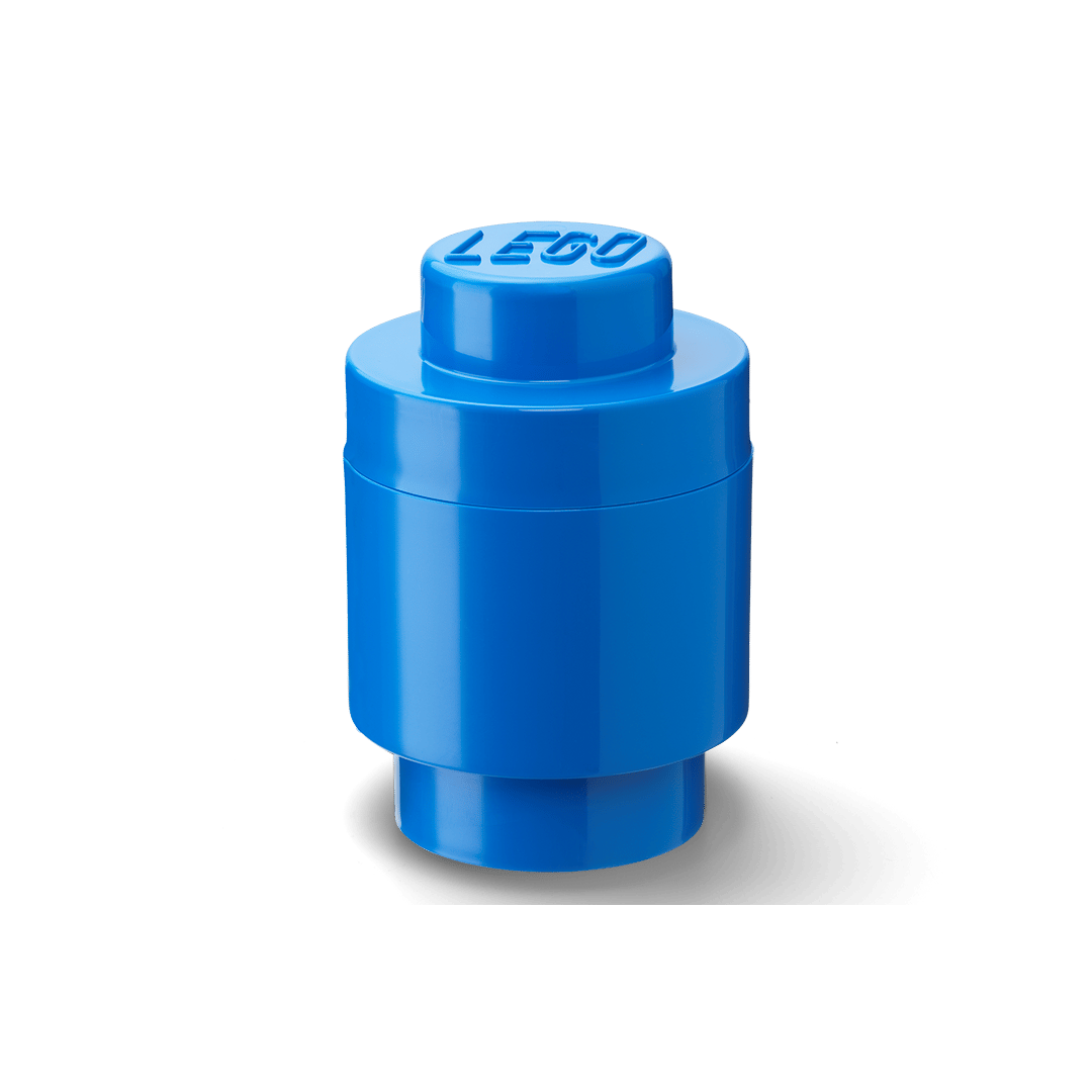 40301732 LEGO Storage Brick 1 Round (Blue)