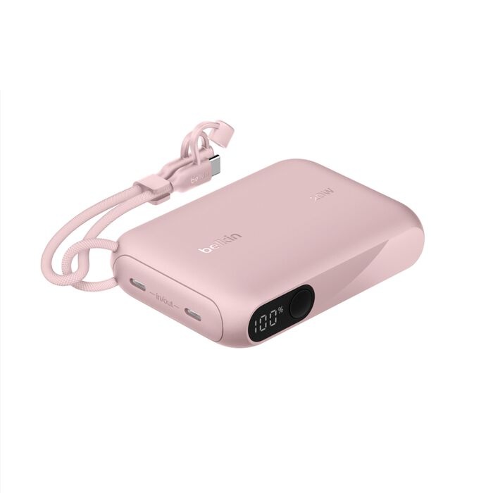 Belkin BoostCharge Power Bank 10,000mAh 20W – Pink
