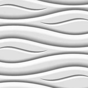 3D Wall Panels Matt White D152