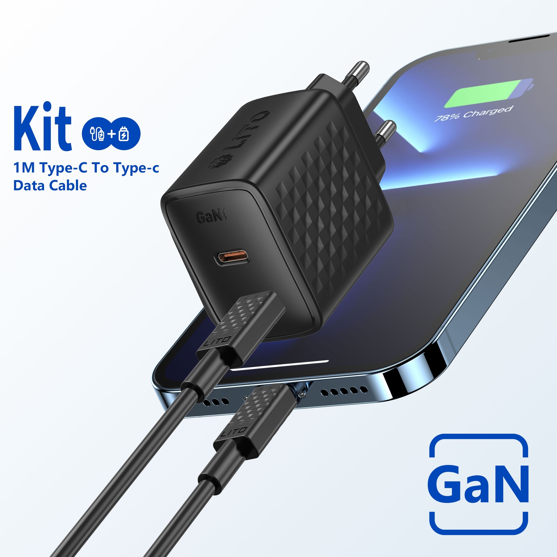 LITO LC22T 45W Fast Charger (C to C)