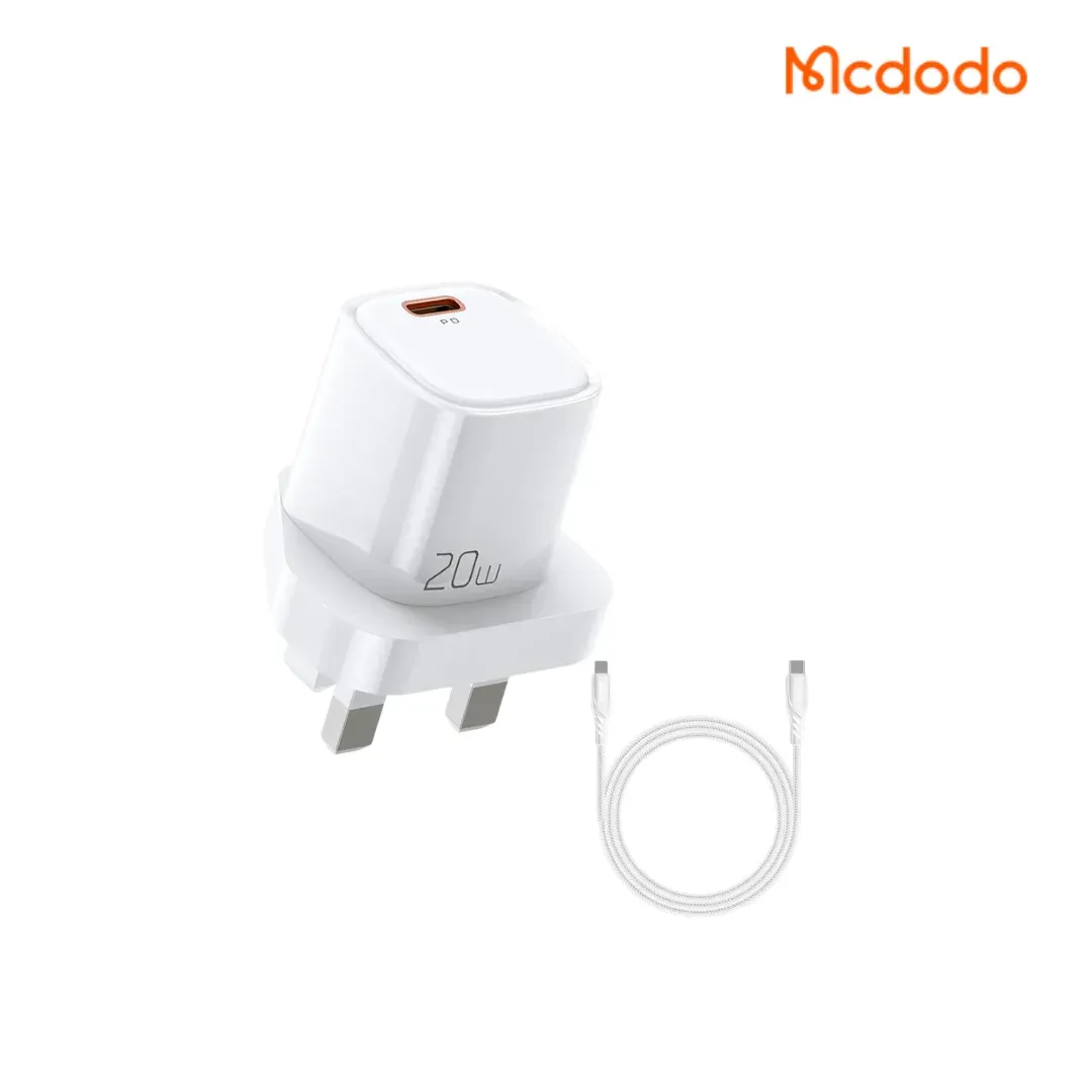 McDodo CH‑4721 20W Fast Charger – White