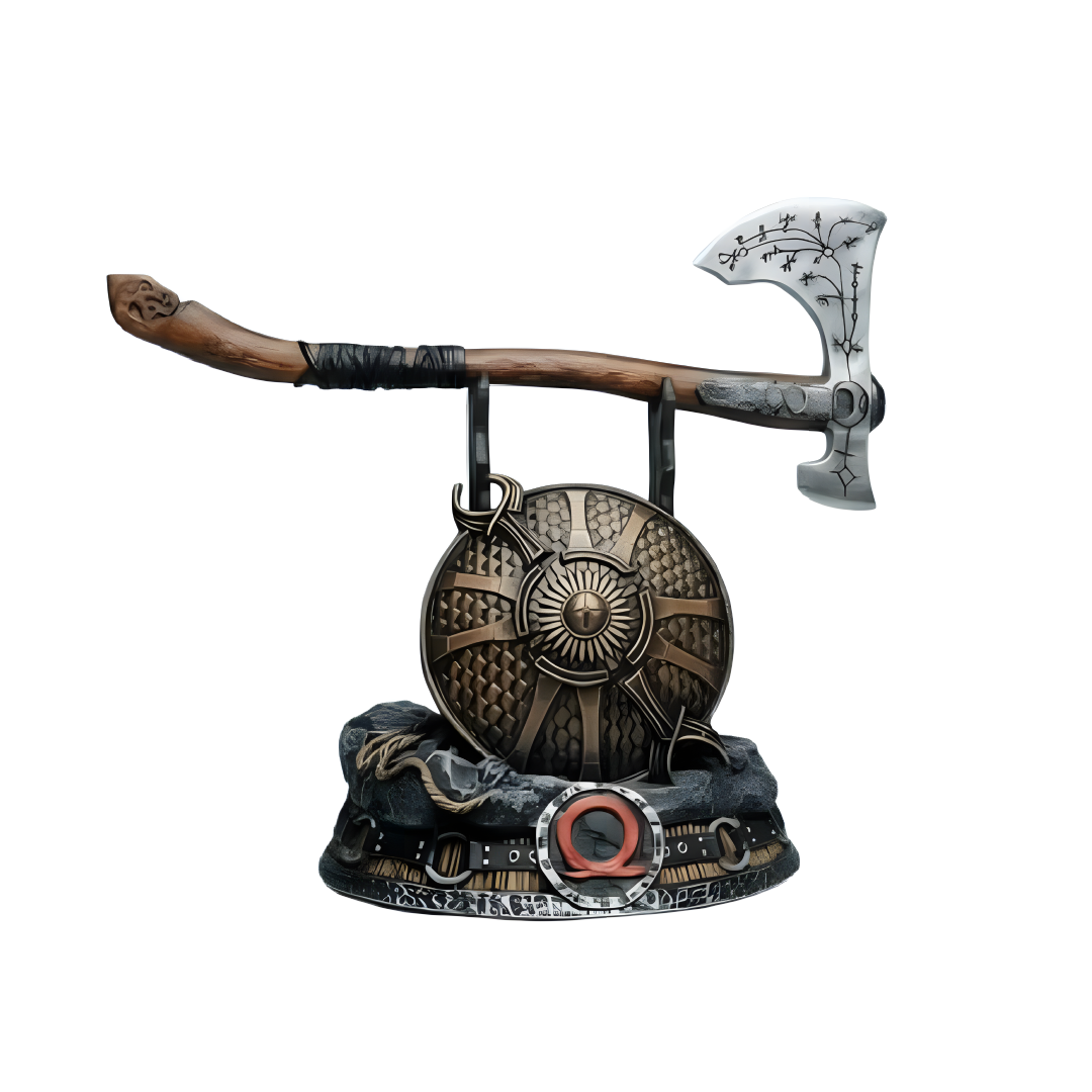 Controller Holder Kratos Axe & Shield Stand