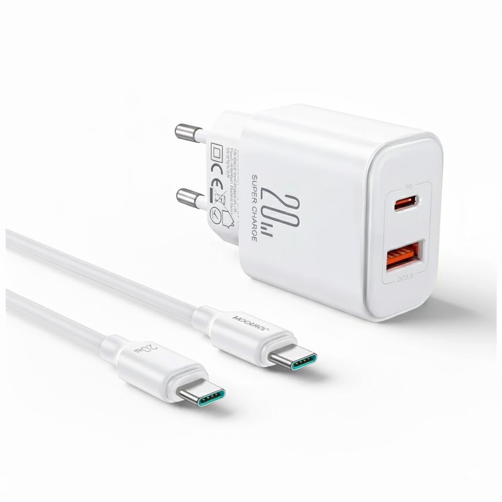 شاحن سريع Joyroom بقوة 20 وات مع كابل JR‑TCF05EU من C إلى C