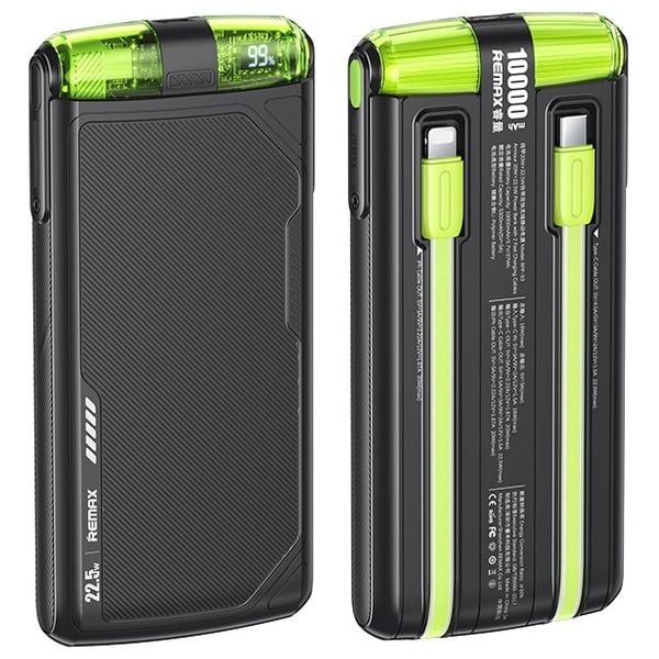 Remax RPP-53 Armour - 10000mAh - Power Bank - Black