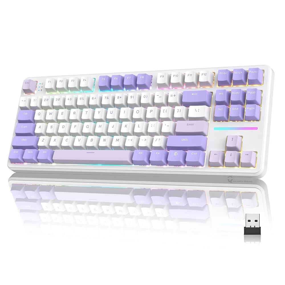 Attack Shark X87 Tri-Mode RGB Wireless Mechanical Keyboard