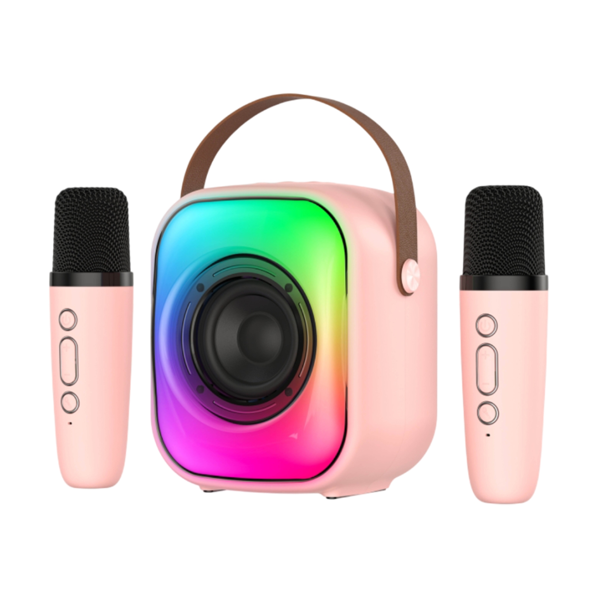 ONIKUMA L7 RGB Wireless Speaker with Mic (Pink, Bluetooth 5.3)