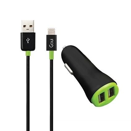 Goui Eve-I Plus Car Charger Kit – Dual Port, Fast Charging, 36W Total Output