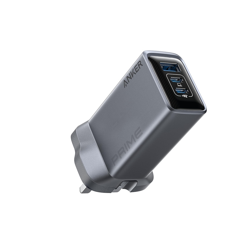 Anker Prime Will Charger 100W-3 Ports GaN -Silver