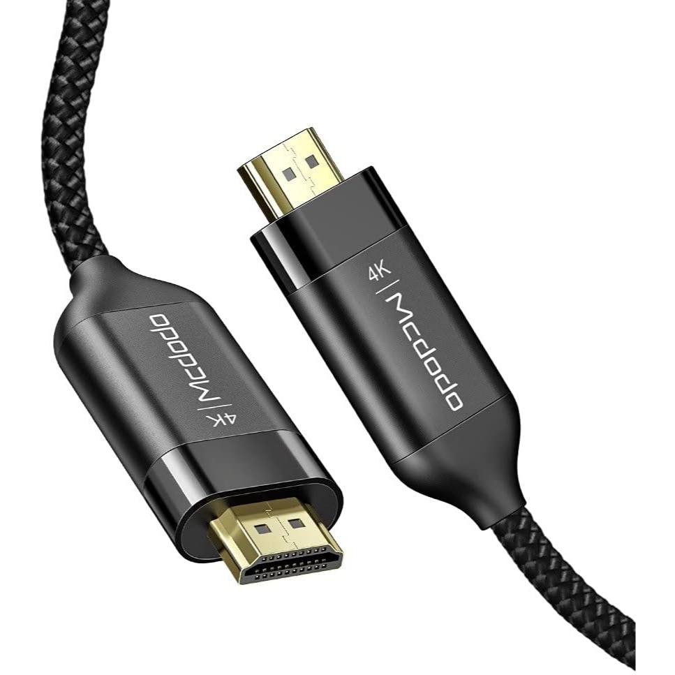 Mcdodo High Speed Braided Nylon HDMI 2.0 Cable, Full HD 1080p, HDR, HDCP 2.2,4K UHD 2160p