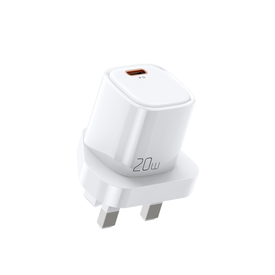 شاحن ماكدودو CH-401 السريع بقوة 20 واط بتقنية الشحن السريع PD - منفذ USB-C واحد