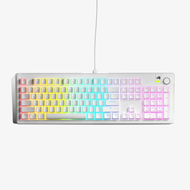 Glorious Gaming GMMK 3 100% Custom Mechanical Gaming Keyboard - White
