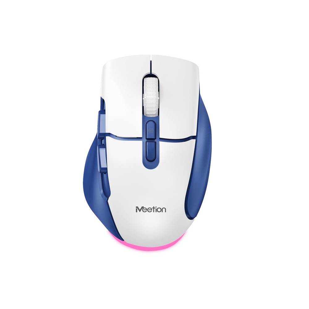Meetion BTM001 Wireless [2.4G+BT] Mouse (BLUE ICE WHITE)