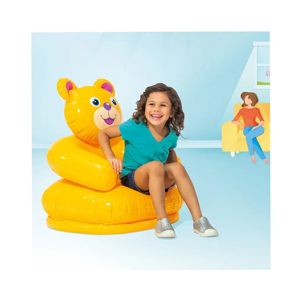 Intex Inflatable Happy Animal Chair - 3 to 8 Yeras Old