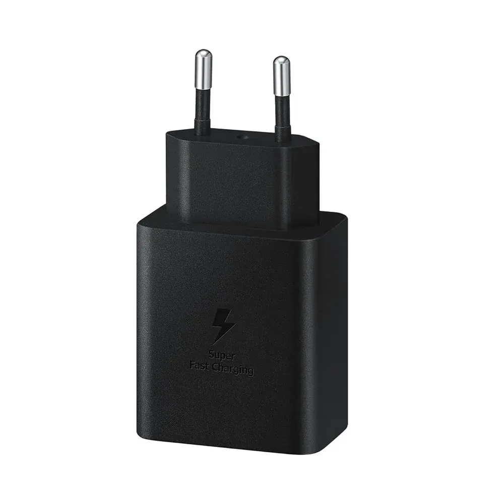 محول طاقة سامسونج USB-C بقوة 45 واط - شاحن جداري سريع الشحن بمقبس ثنائي الدبابيس