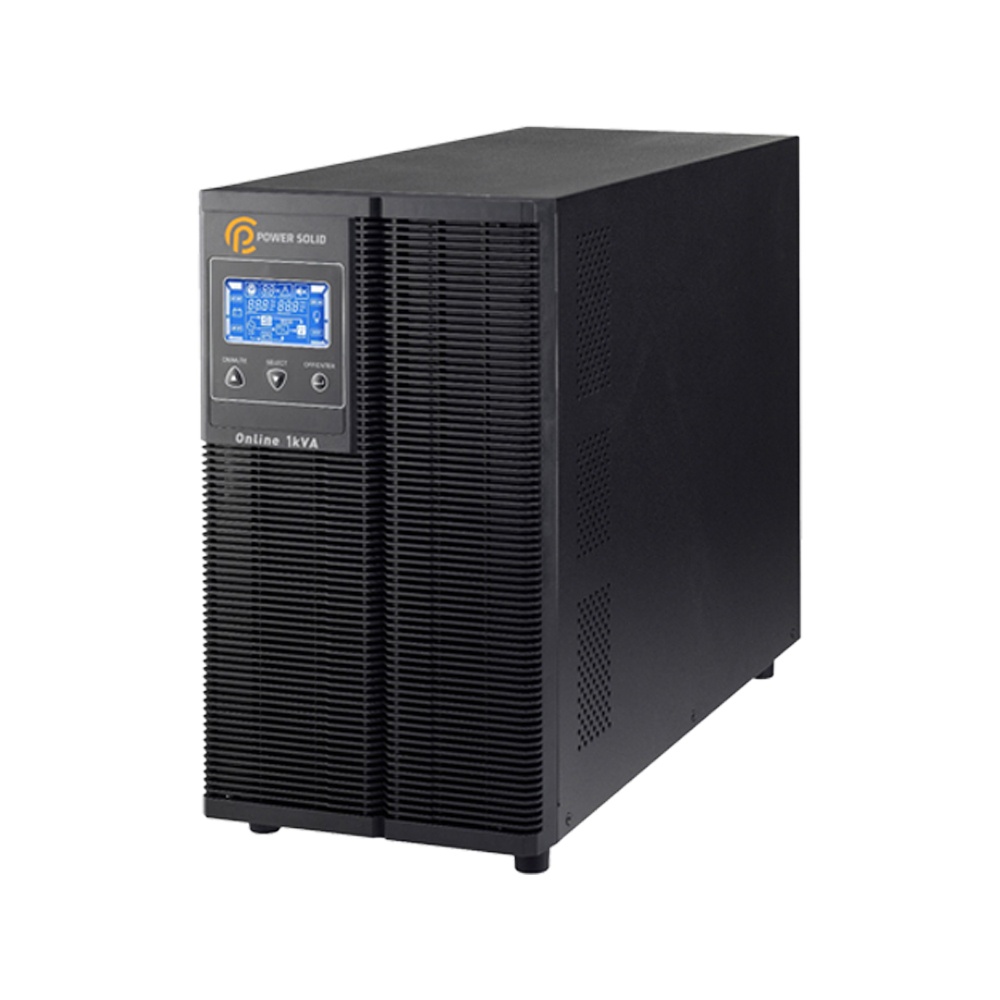 أسود (1000VA) 1KVA – المباشر UPS سوليد باور