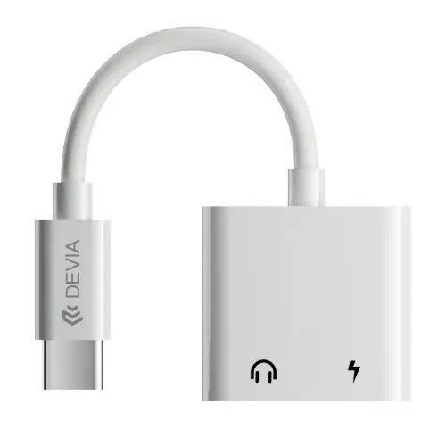 ئەداپتەری DEVIA لە Type-C بۆ AUX 3.5mm EC610
