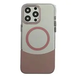 iPhone 15 Pro Max Cover - Pink & White