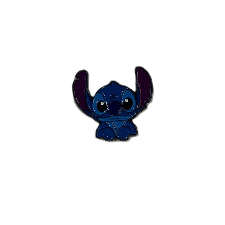 Stitch Half Metal Sticker