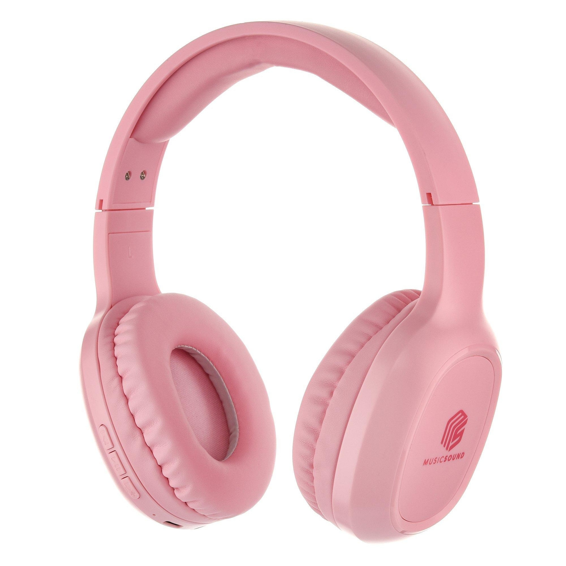 Cellularline MS BASIC Bluetooth Headphones, Pink