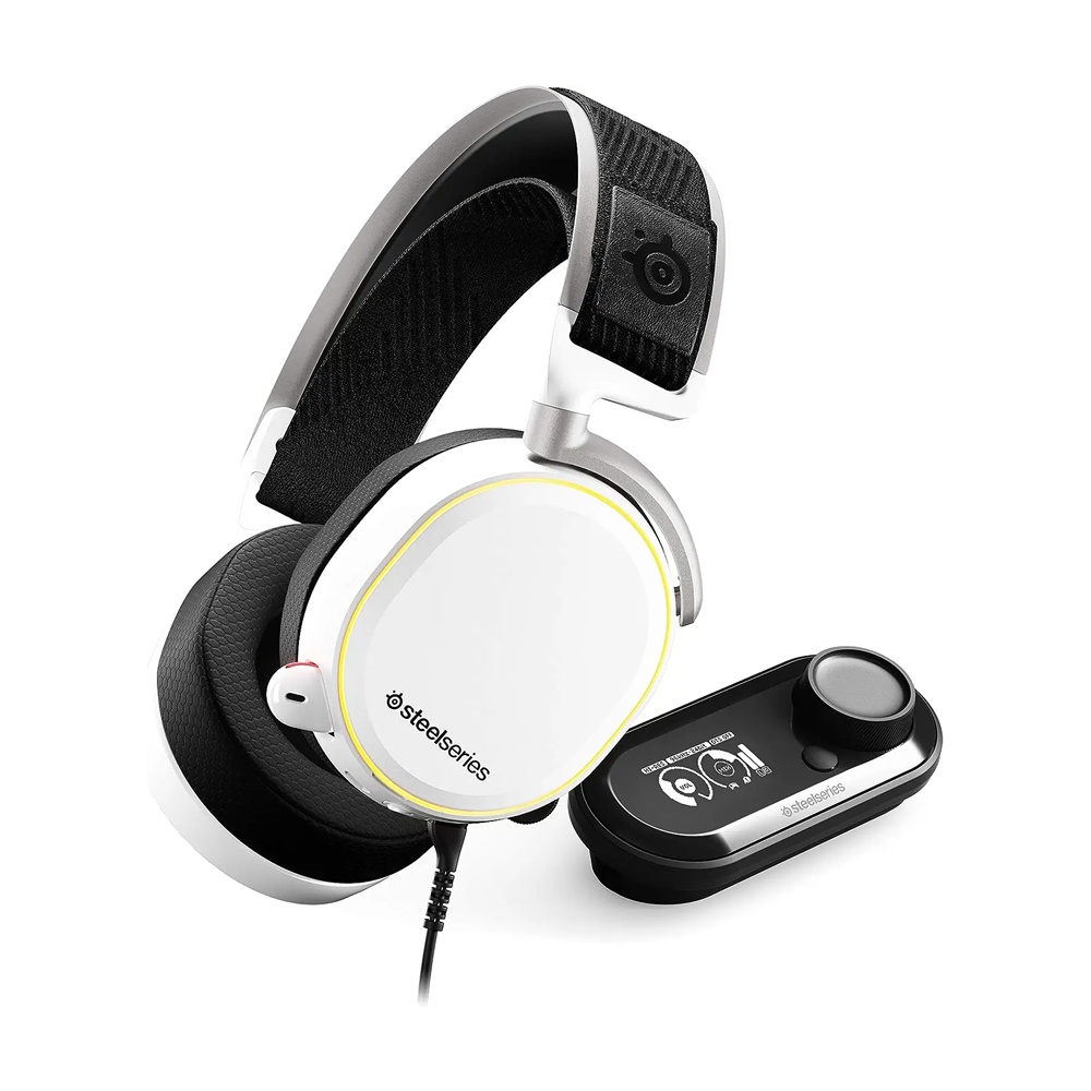 SteelSeries Arctis Pro GameDAC Wired Gaming Headset - White