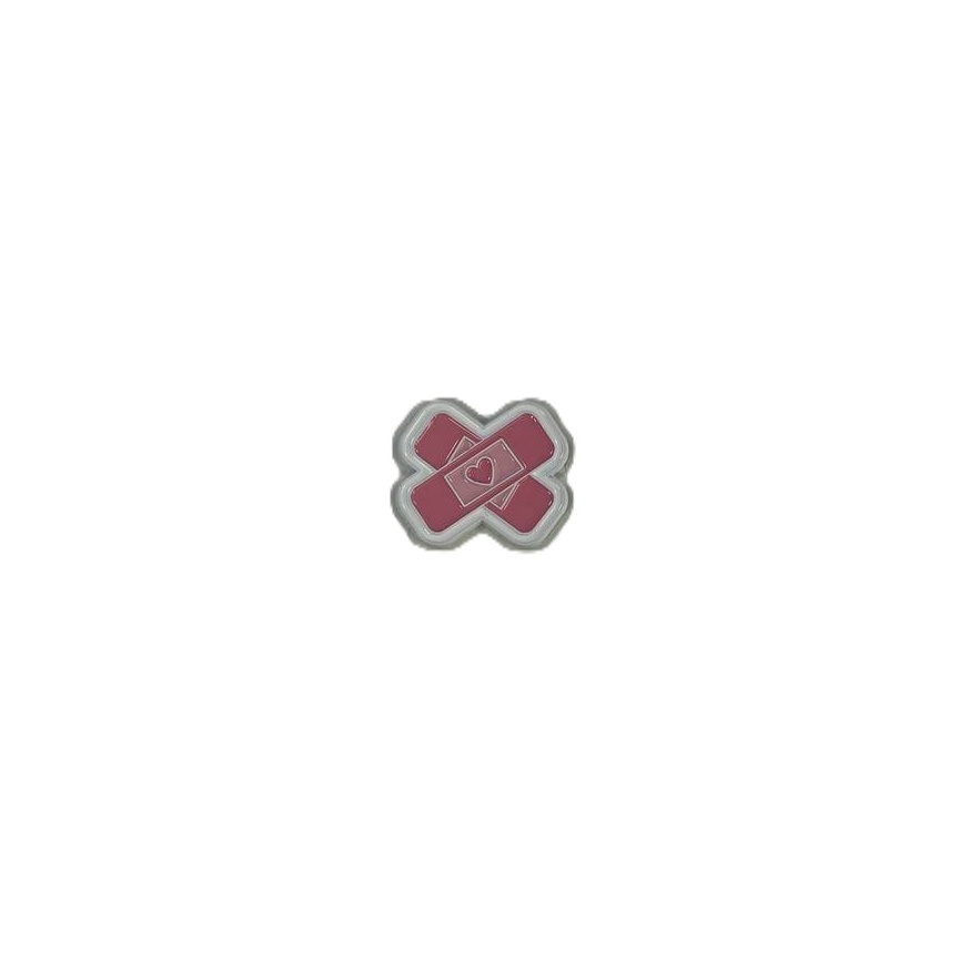 Pink Bandage metal sticker