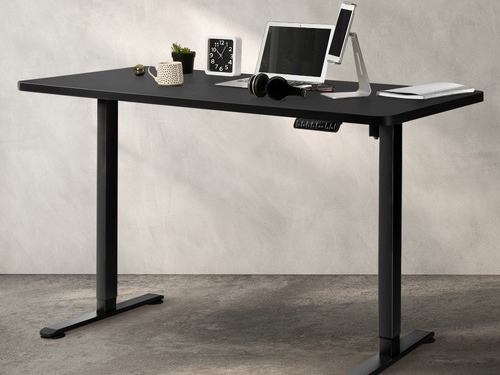 Office Desk OD40 Black Single Motor - 140cm