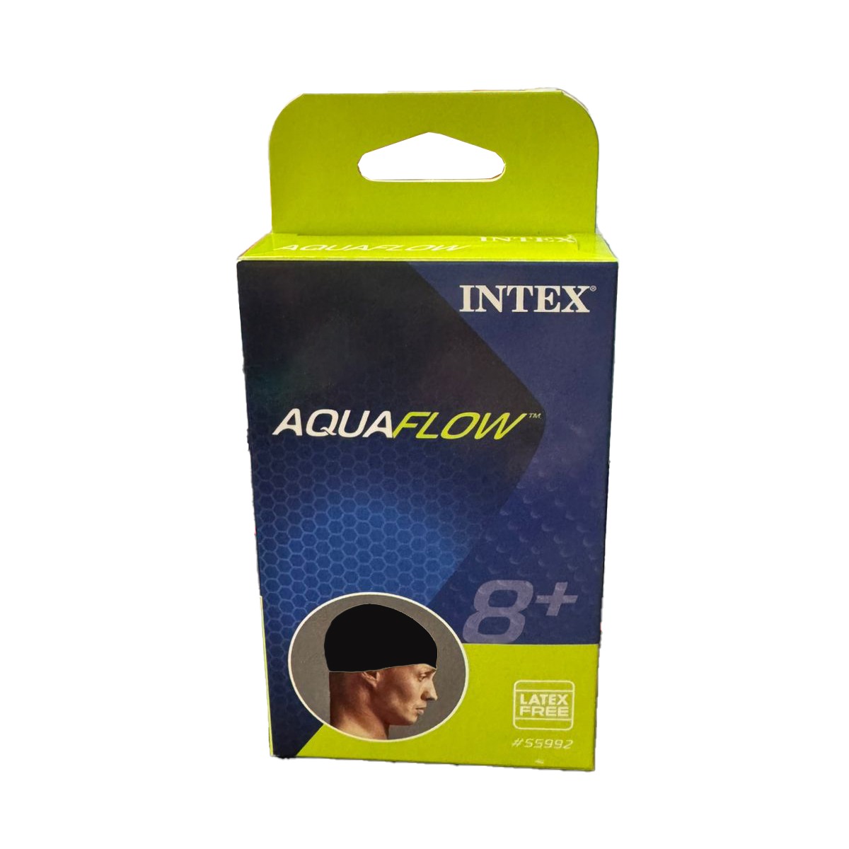 Intex Aquaflow Silicone Swim Cap – Black